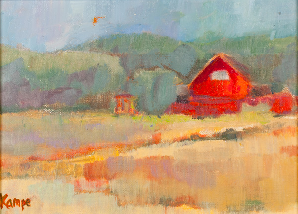 Red Barn in Carmel Valley