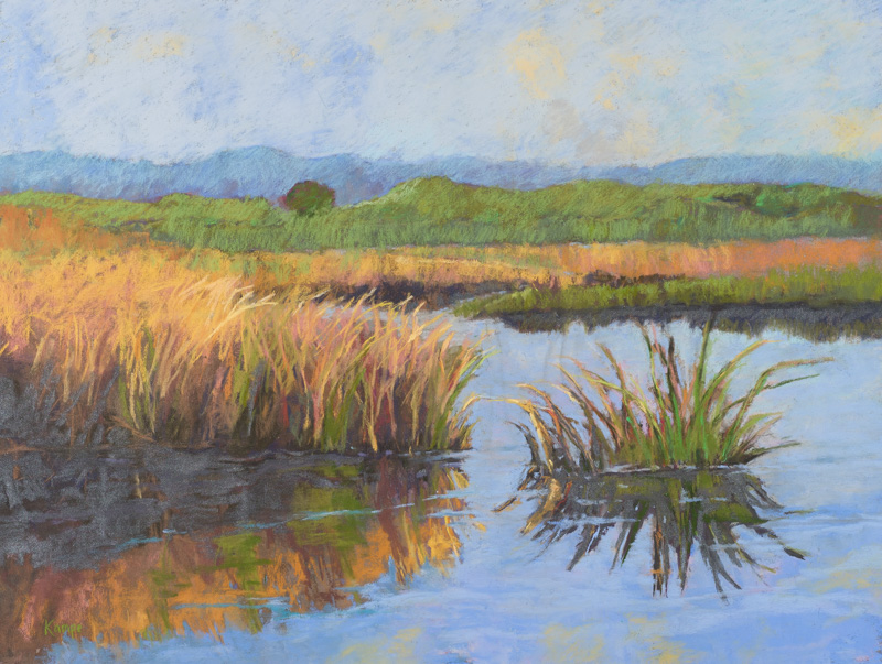 Reeds at Carmel River Lagoon