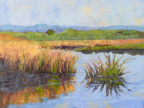 Reeds at Carmel River Lagoon