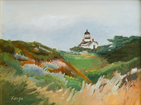 Lighthouse Through the Dunes 1