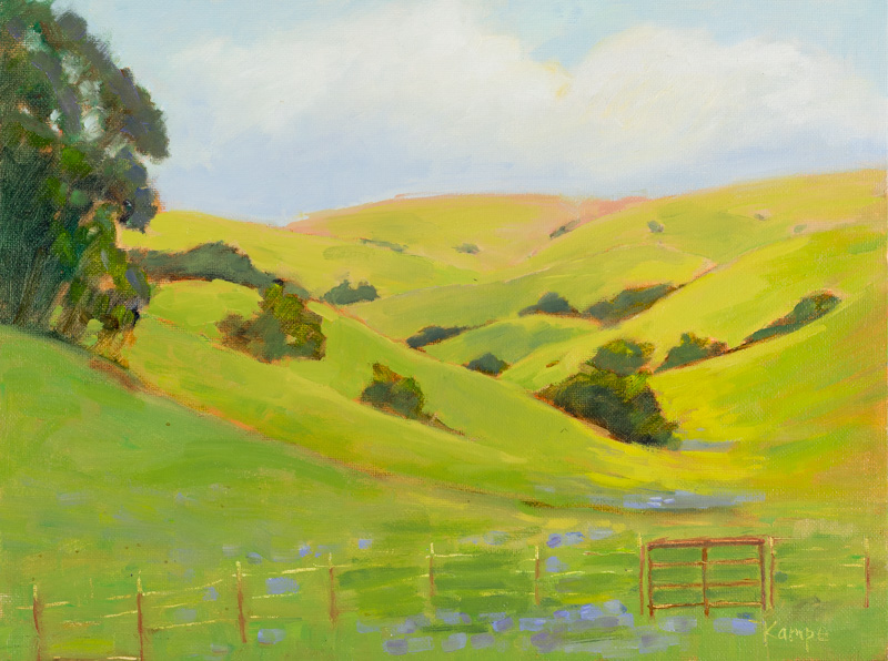 Carmel Valley Hillside - Study
