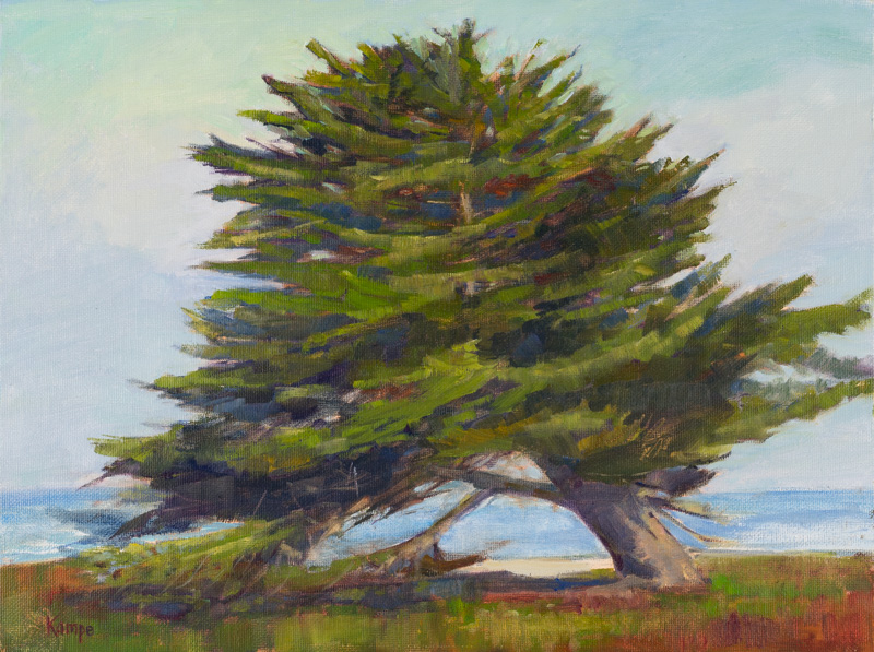 Leaning Cypress