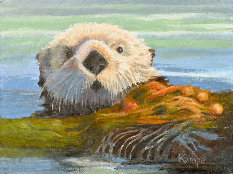 Sea Otter in Kelp
