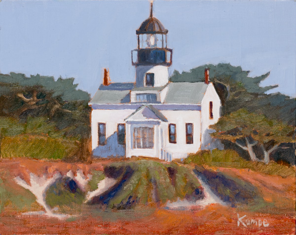 Lighthouse in Afternoon Sun