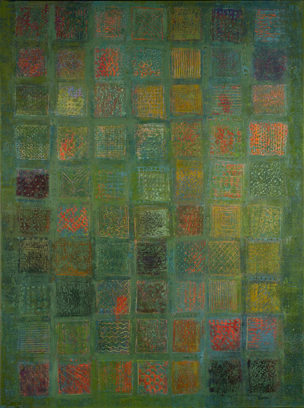 Tapestry in Green