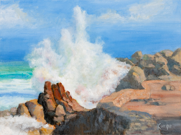 Big Splash at Lovers Point