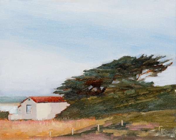 Sunlight on Seaside Cottage